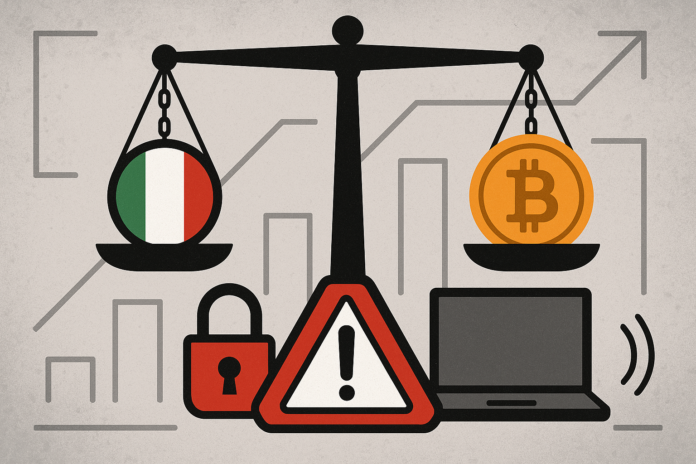 20251205_1352_Italy-Crypto-Compliance_simple_compose_01kbpsjxf3feg96bnqh9shk59t.png